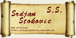 Srđan Stoković vizit kartica